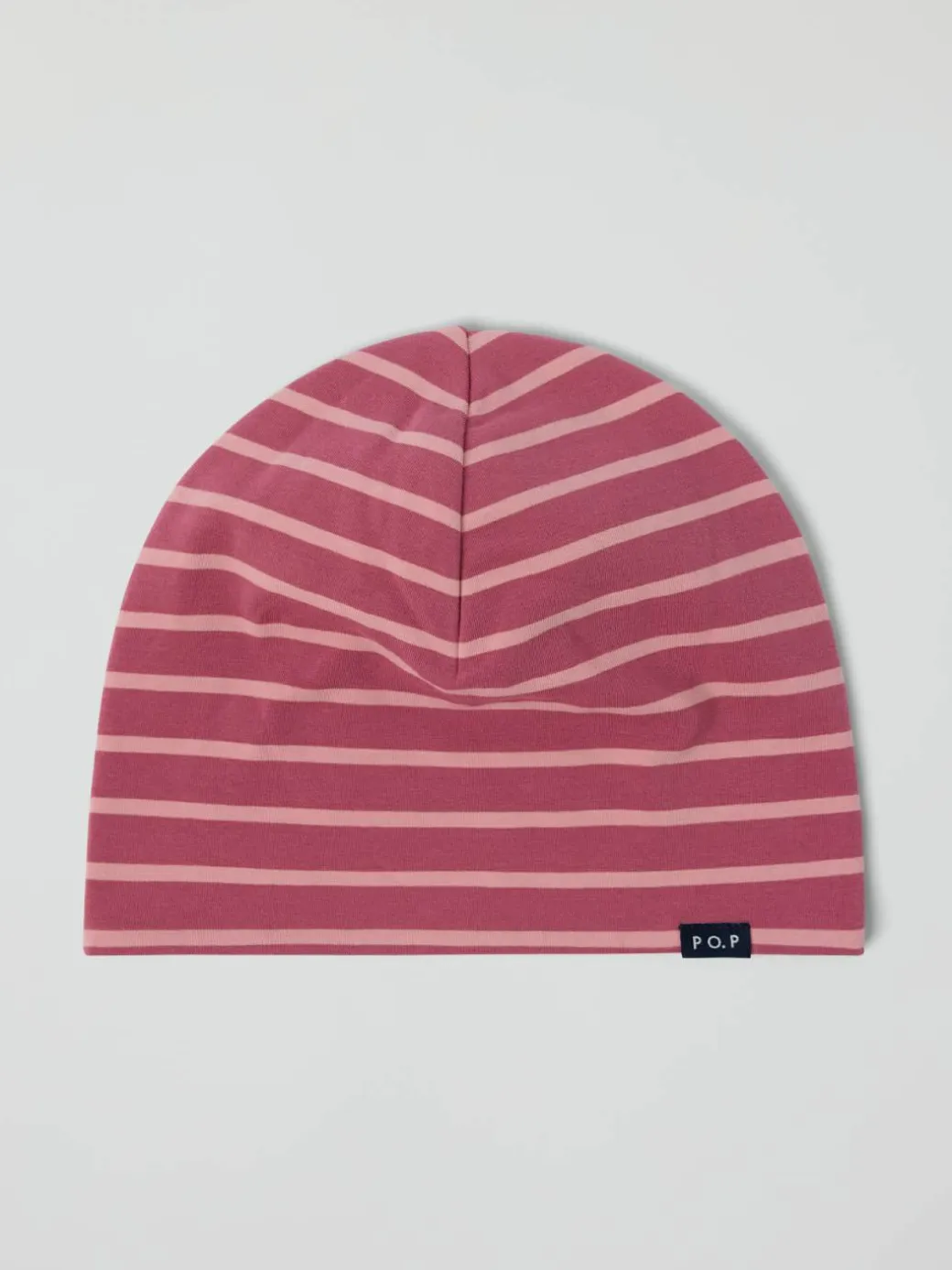 Jerseylue fleecefôret stripete