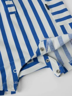 Kortermet jumpsuit stripete