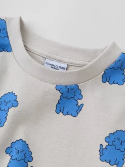 Langermet T-shirt hunder