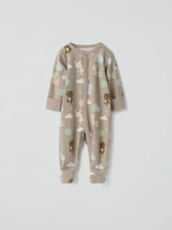 Mønstret pyjamasdress