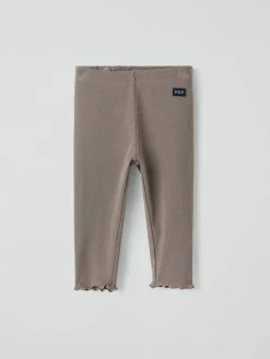 Ribbestrikket tights
