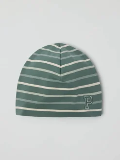 Trikotlue P-applikasjon stripet